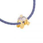 PUMPKIN CAR 2 TONE 916 GOLD CHARMS