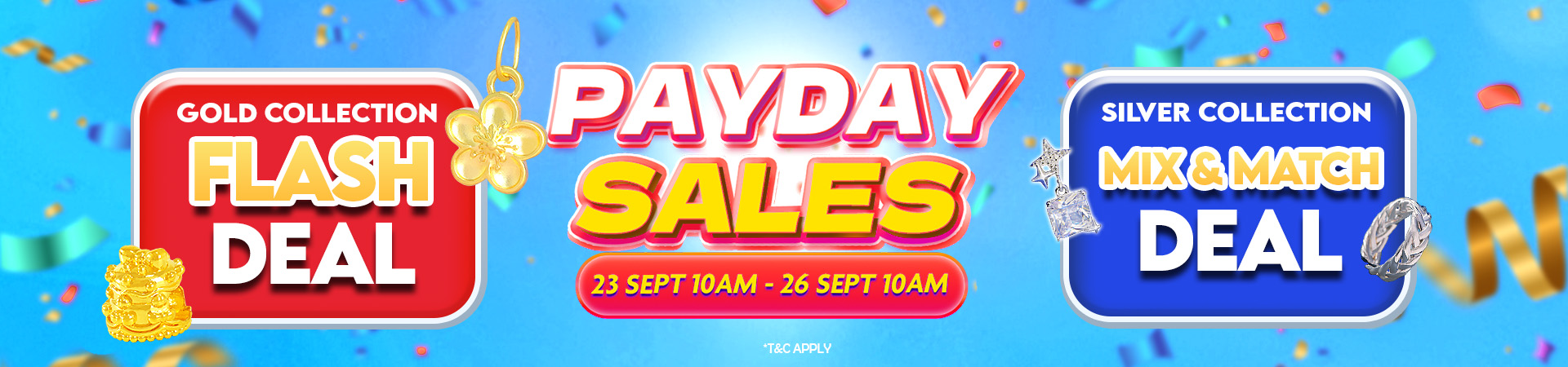 23 - 26 September payday banner